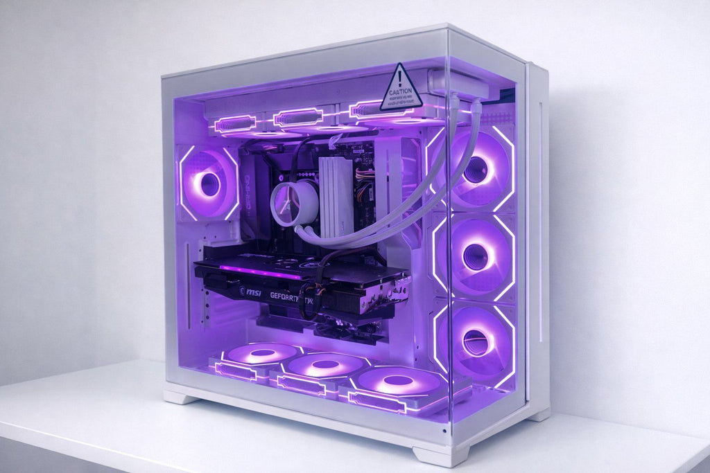 Specia Gaming PC Core i7 14th 32GB 1TB RTX5070 12G WaKü Neu Weiss