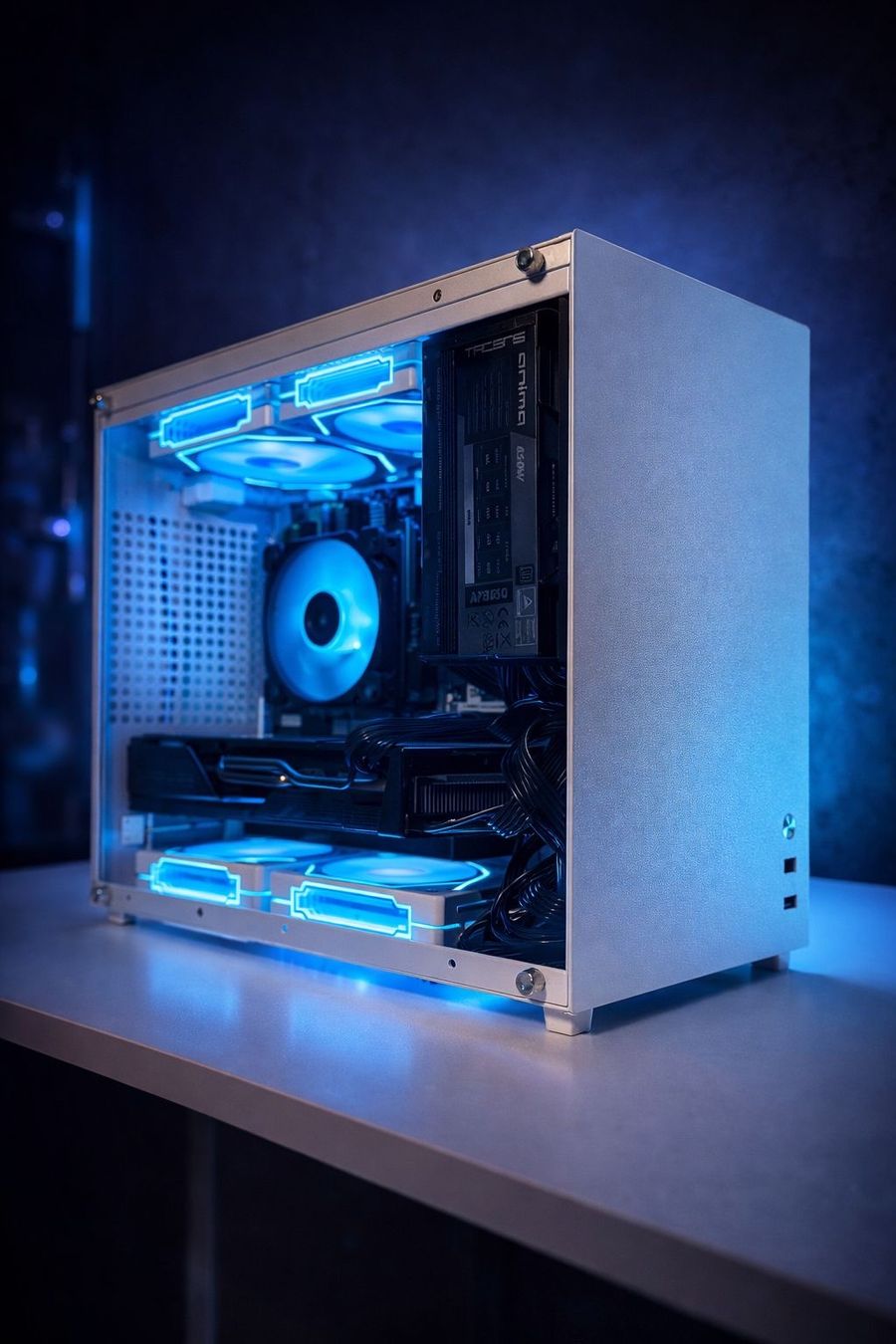 Specia Gaming PC 14 Core E5 3,3Ghz 32GB 1TB RX5700XT *Neu* Weiss