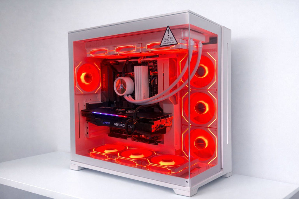 Specia Gaming PC Core i7 14th 32GB 1TB RTX5070 12G WaKü Neu Weiss