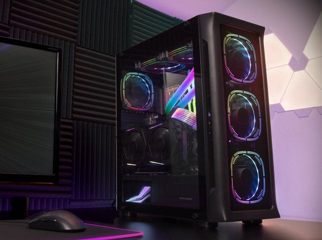 Specia Gaming PC 24 Core E5 Workstation 256GB 2TB RX580 Neu