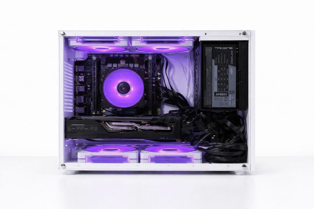 Specia Gaming PC 14 Core E5 3,3Ghz 32GB 1TB RX5700XT *Neu* Weiss